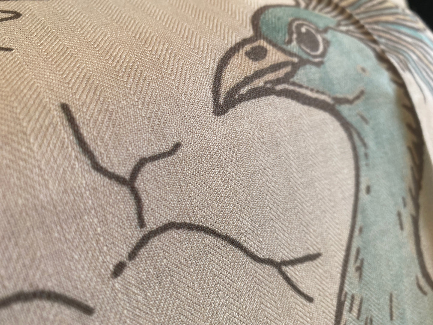 The Hidden Phoenix in Silk & Wool