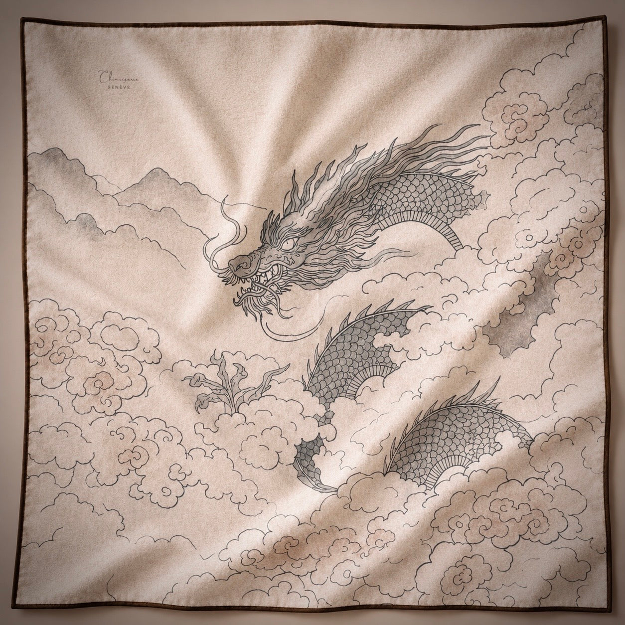 The Azur Dragon in Silk & Wool