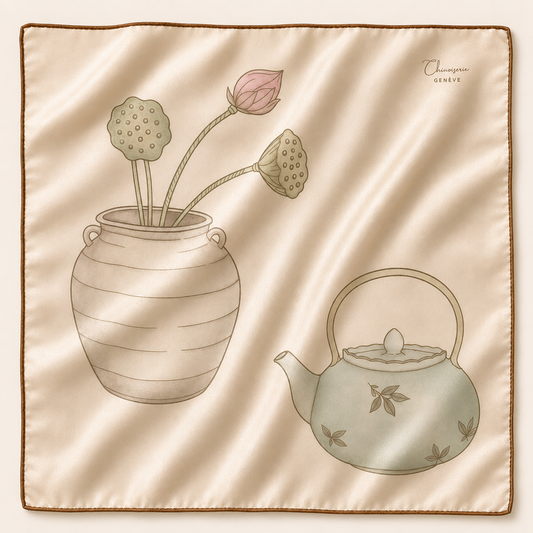 Autumn Glow Lotus Whisper in Silk