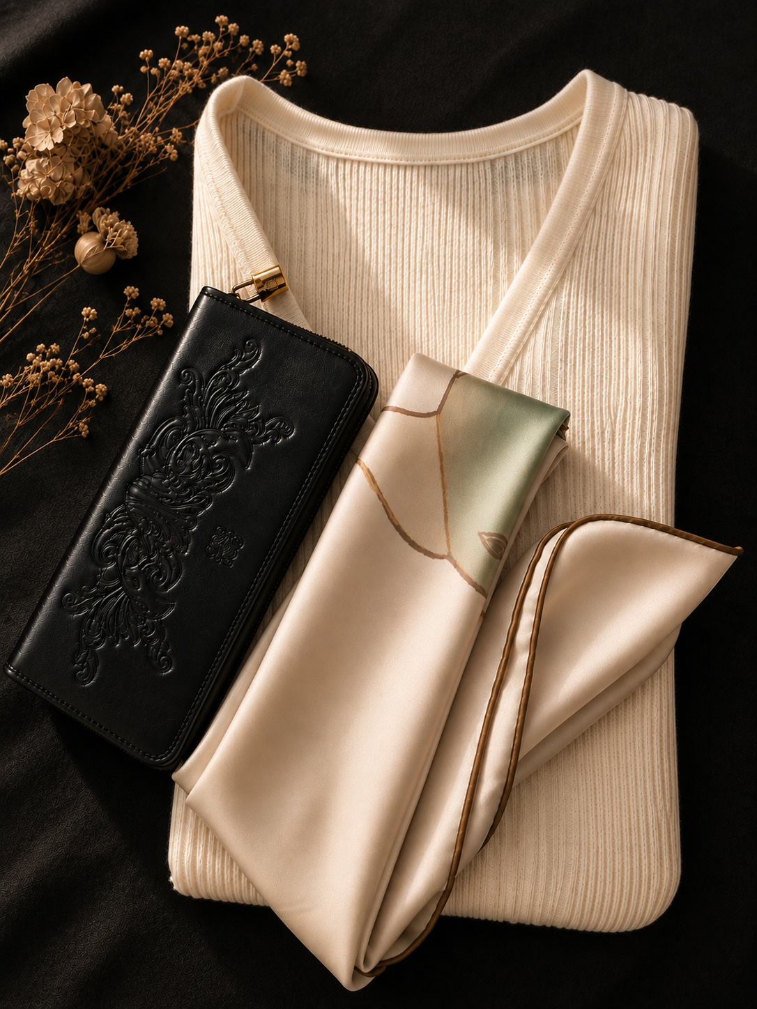Autumn Glow Lotus Whisper in Silk